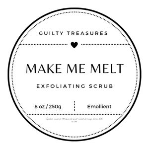 Guilty Treasures Make Me Melt Emollient Exfoliating Scrub NEW!